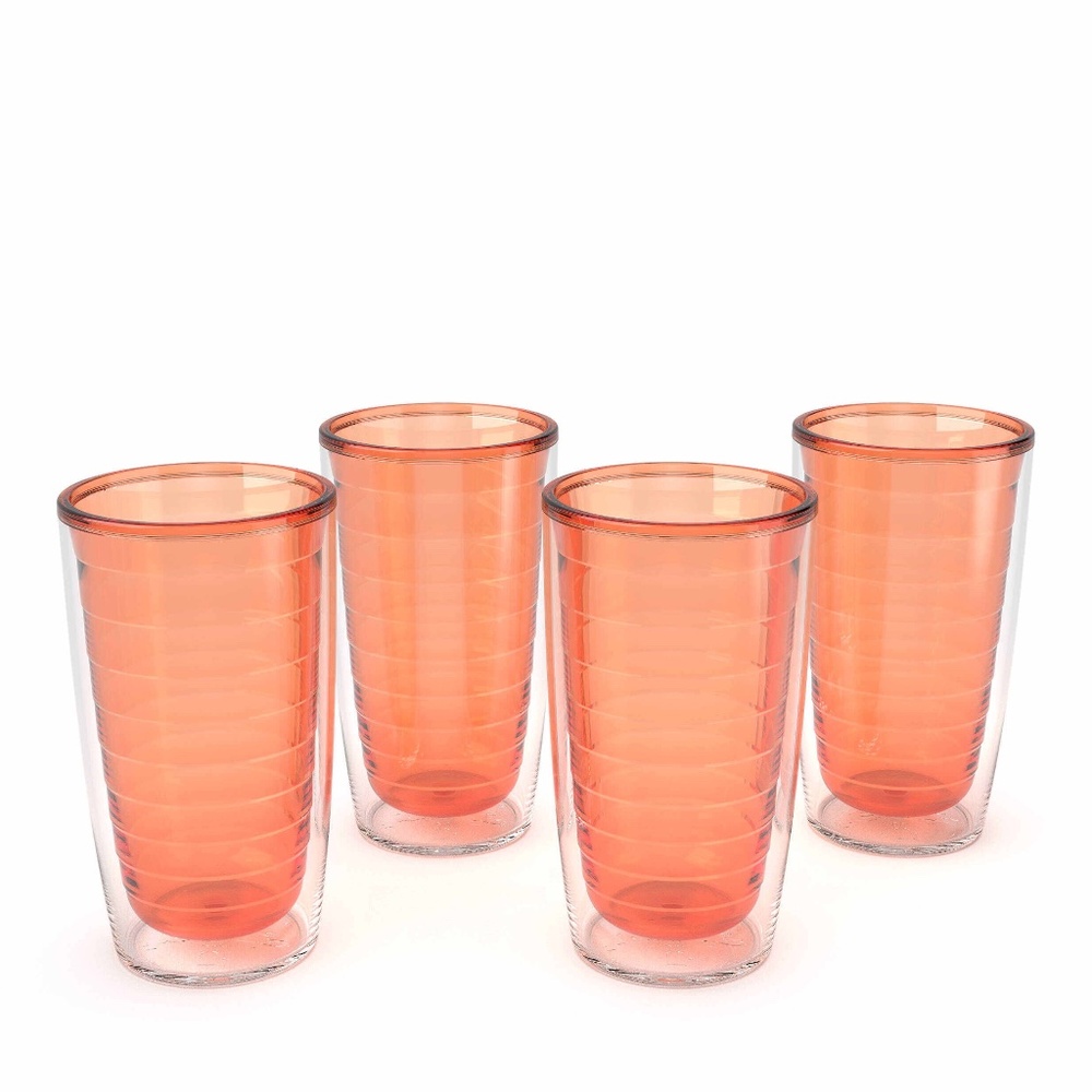 Tervis Tumbler Set of 4 Orange NEW